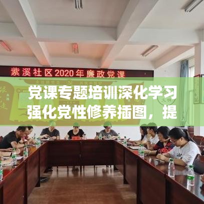 党课专题培训深化学习强化党性修养插图，提升党员素质新境界