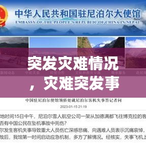 突发灾难情况，灾难突发事件 