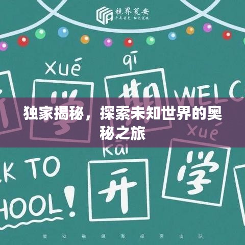 独家揭秘,探索未知世界的奥秘之旅