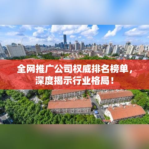 全网推广公司权威排名榜单,深度揭示行业格局!