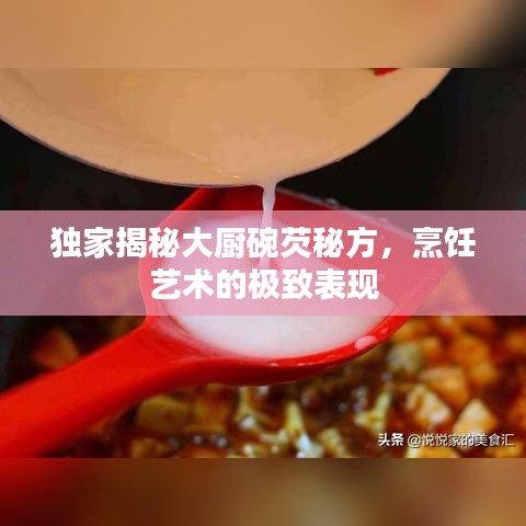 独家揭秘大厨碗芡秘方,烹饪艺术的极致表现