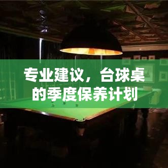 台球桌季度保养计划，专业建议与操作指南