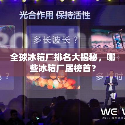 全球冰箱厂排名大揭秘，哪些冰箱厂居榜首？