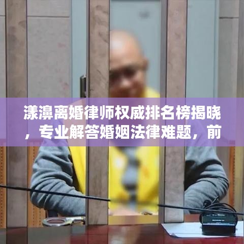 漾濞离婚律师权威排名榜揭晓，专业解答婚姻法律难题，前十名律师推荐！