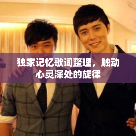 独家记忆歌词整理，触动心灵深处的旋律