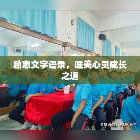 励志文字语录，唯美心灵成长之道