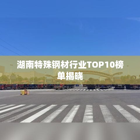 湖南特殊钢材行业TOP10榜单揭晓