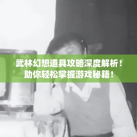 武林幻想道具攻略深度解析！助你轻松掌握游戏秘籍！