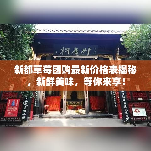 新都草莓团购最新价格表揭秘，新鲜美味，等你来享！