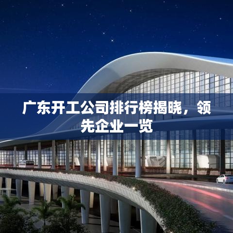 广东开工公司排行榜揭晓，领先企业一览