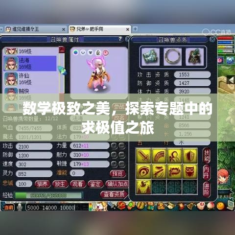 数学极致之美，探索专题中的求极值之旅