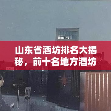 山东省酒坊排名大揭秘，前十名地方酒坊盘点