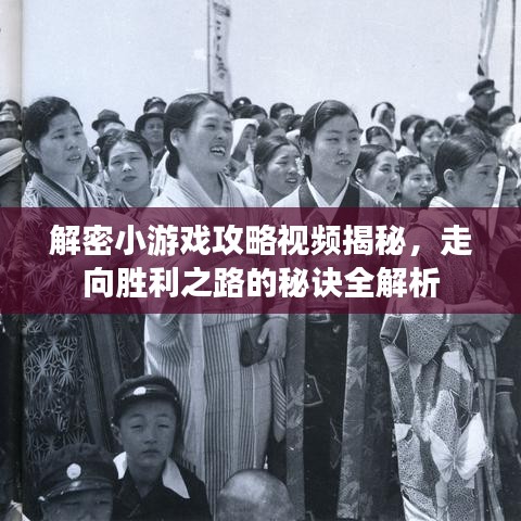解密小游戏攻略视频揭秘，走向胜利之路的秘诀全解析