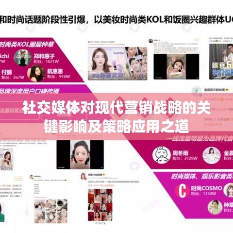 社交媒体对现代营销战略的关键影响及策略应用之道