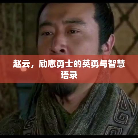 赵云，励志勇士的英勇与智慧语录