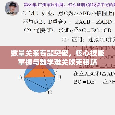 数量关系专题突破，核心技能掌握与数学难关攻克秘籍