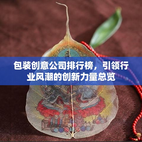 包装创意公司排行榜,引领行业风潮的创新力量总览