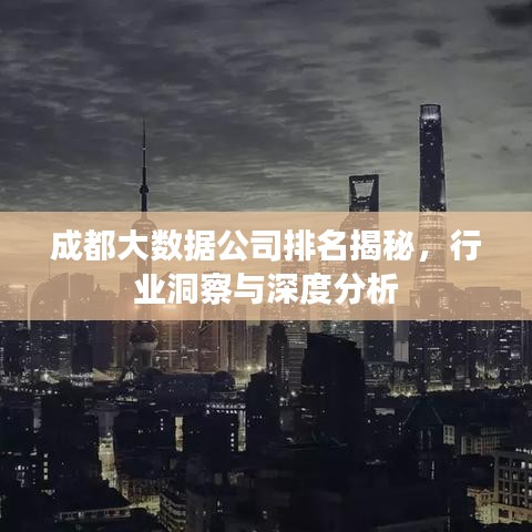 成都大数据公司排名揭秘，行业洞察与深度分析