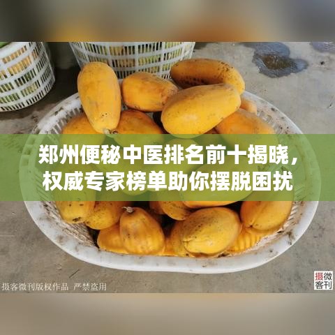 郑州便秘中医排名前十揭晓,权威专家榜单助你摆脱困扰
