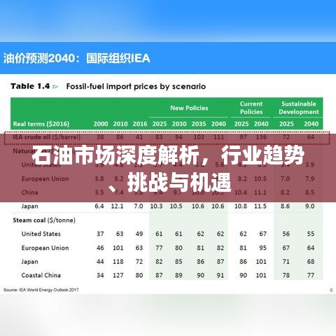 石油市场深度解析，行业趋势、挑战与机遇